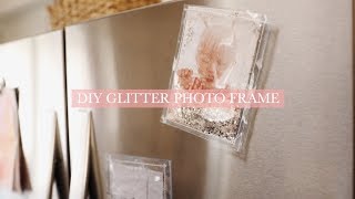 DIY Glitter Photo Frames