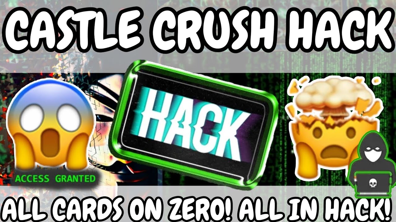 HACKED VERSION CASTLE CRUSH 🤯 HOW CAN YOU BEAT THIS TYPE OF HACKER??? 🤬 ...