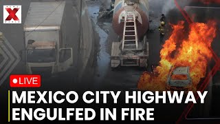 Mexico Fire Accident LIVE: CCTV shows firefighters contain Mexico City blaze | NewsX World