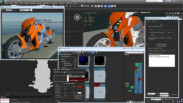 Renderizados fotorealistas rápidos con NVIDIA Maximus en Autodesk 3ds Max 2012