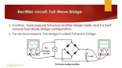 Rectifiers : Full Wave Rectifiers Part 2