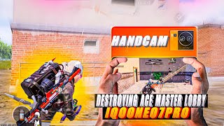 DESTROYING ACE MASTER LOBBY 💥 SOLO VS SQUAD 90FPS 🗿|| IQOO NEO7PRO || BGMI/ PUBG 2024⚡