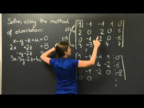 Elimination with Matrices | MIT 18.06SC Linear Algebra, Fall 2011