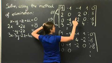Elimination with Matrices | MIT 18.06SC Linear Algebra, Fall 2011