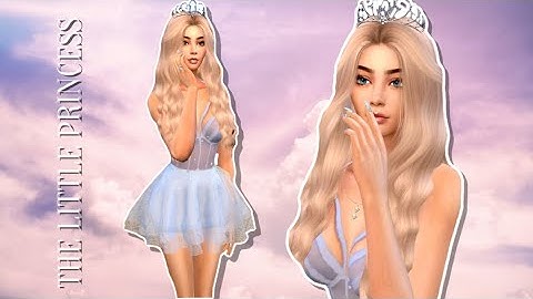THE LITTLE PRINCESS | The Sims 4 CAS + CC Links & Sim Download ♥