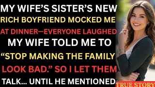 MY WIFE’S SISTER’S NEW RICH BOYFRIEND MOCKED ME AT DINNER—EVERYONE LAUGHED