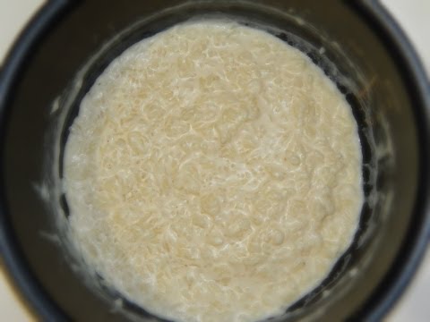 Рисовая молочная каша в мультиварке redmond