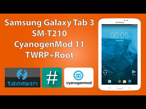 Samsung Galaxy Tab 3 SM-T210 CyanogenMod 11 Rom Yükleme