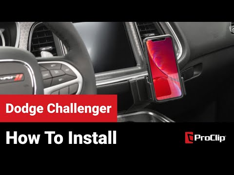 Dodge Challenger: Angled Phone Mount How-To Install 2015-20XX