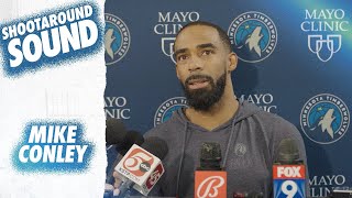 “Go Out There And Hoop And Have Fun.” Mike Conley Shootaround Sound | 04.23.24