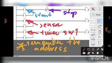PLC (ladder simulator 2) - timer: Start A+ Sensor Delay5s A- End program.  masa baring2 pon blh buat