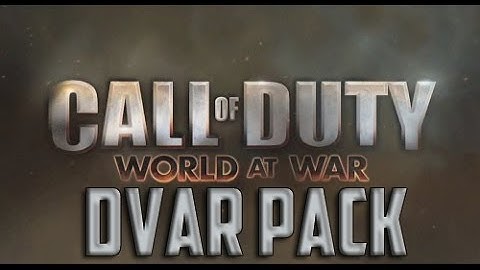 CFG Dvar Pack - For WAW!