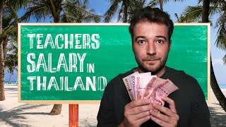 How much do English teachers make in Thailand?