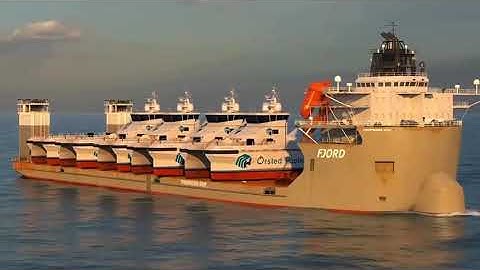 Epic CTV Delivery by Semi-Submersible Ship: Precision Marine Logistics Animated by Fidaranimation!