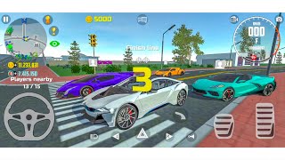 Car Simulator 2 Multiplayer | BMW i8 VS Lamborghini Veneno | Racing | Car Games Android Gameplay screenshot 1