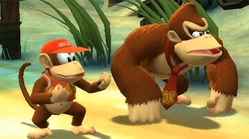 Donkey Kong Country Returns 100% Walkthrough Part 2 - World 2: Beach (All KONG & Puzzle Pieces)