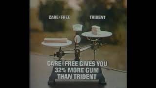 CareFree Sugarless Gum Commercial with The Wright Brothers--By The Airplane (1978)