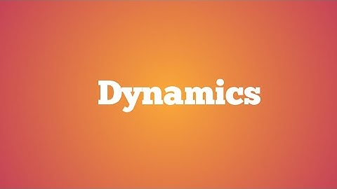 Dynamics (Lecture -1) || BSc 4th Semester || Math Master Cadre Exam