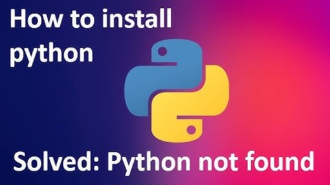 Python was not found on cmd | How to install python | solved
