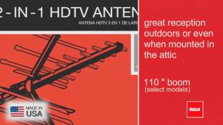 RCA Compact Outdoor Yagi HDTV Antenna Demo