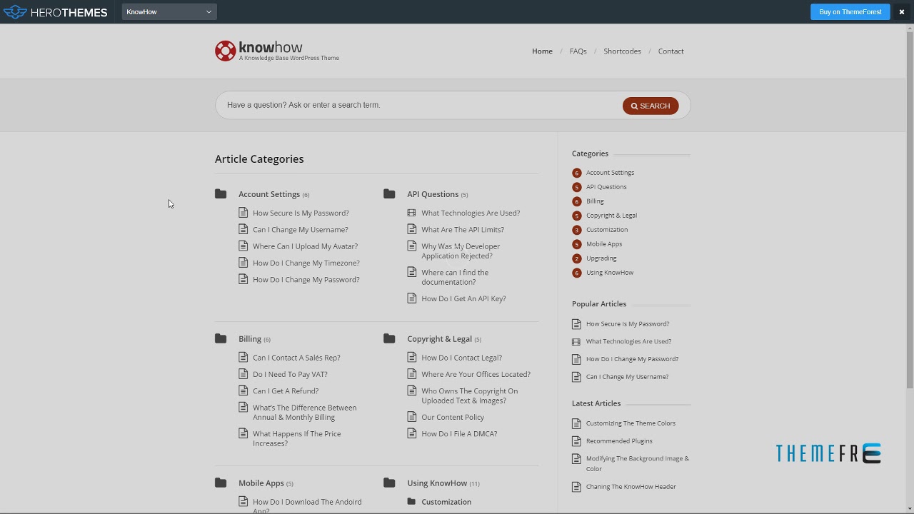 KnowHow - A Knowledge Base WordPress Theme Allen Sheldon - YouTube