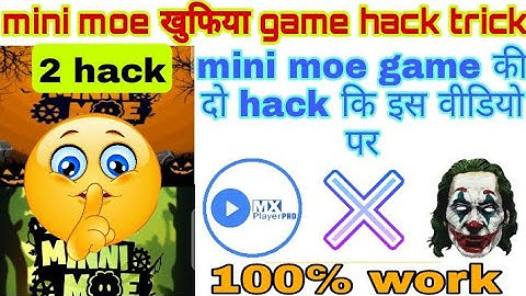 MX Player minni moe game hack trick | minni moe game hack | mx minni moe automatic score hack trick