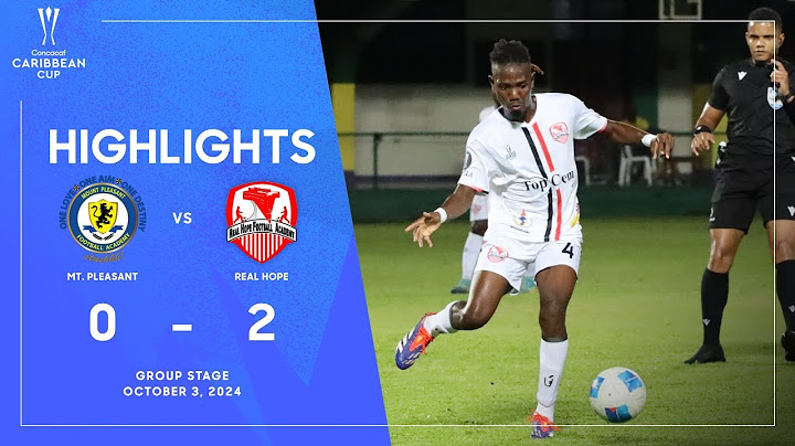 Mt. Pleasant vs Real Hope | 2024 Concacaf Caribbean Cup | Group Stage