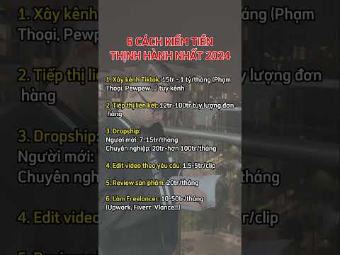 6 cách kiếm