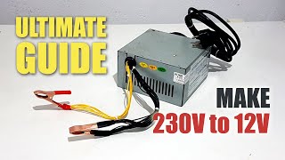 Unbelievable DIY Project: Build Your Own POWER SUPPLY From An OLD Computer!