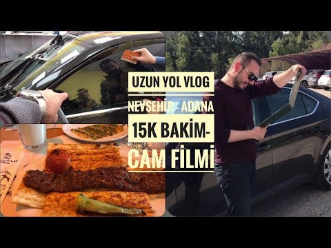 Vlog | Uzun Yol & Adana Ziyareti  | Skoda Superb 15K Bakım & Cam Filmi | Diplomamı Aldım |