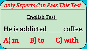 English Grammar Test ✨ English learning expert✨ Only 5% Can Pass This Test