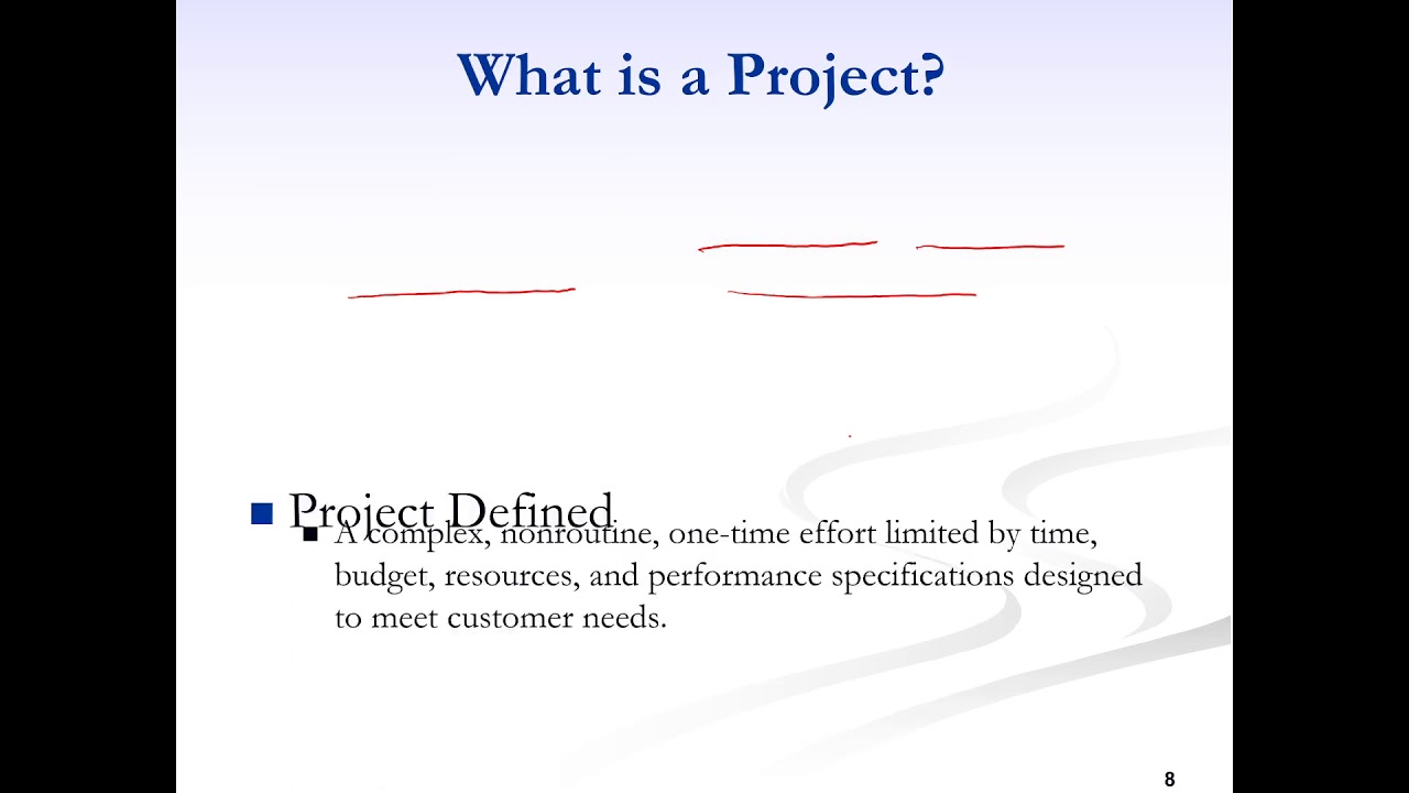 Project Management Part I - YouTube