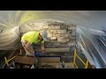 Rock Fireplace Construction Timelapse - Watch Our Master Masons at Work