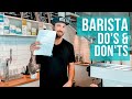 Barista Do S And Don T S When Making Coffee Advice For Baristas Barista Do S And Don T S When Making Coffee Advice For Baristas