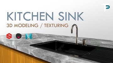 Kitchen Sink - 3D Modeling - Maya, Substance Painter, Marmoset Toolbag