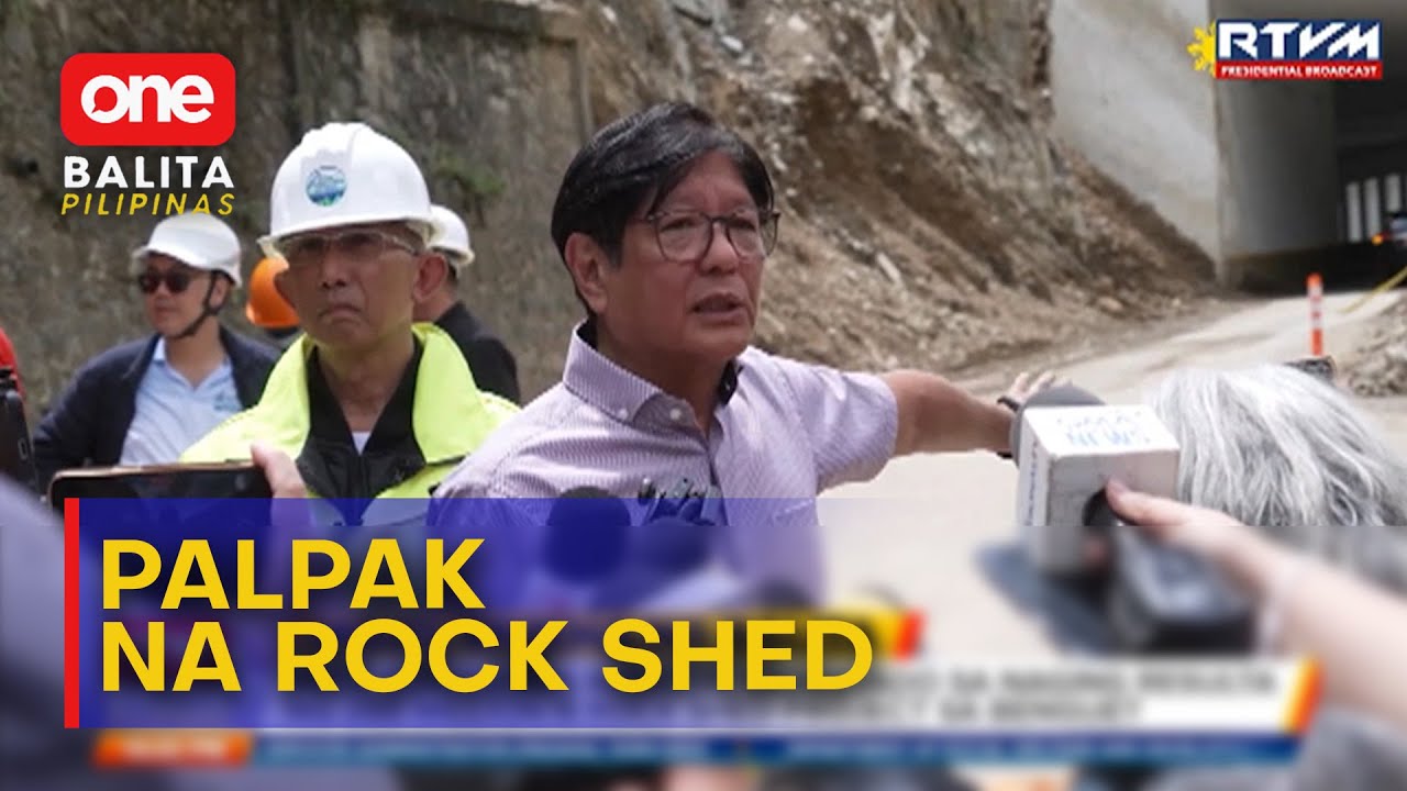PBBM, dismayado sa palpak na ₱260M rock shed project sa Benguet | One ...