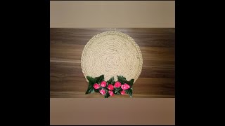 rope wall hanging / jute crafts / DIY jute craft shorts jutecrafts diy diycrafts youtubeshorts