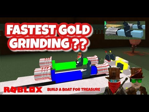 * new * fastest gold grinder in build a boat? collab with