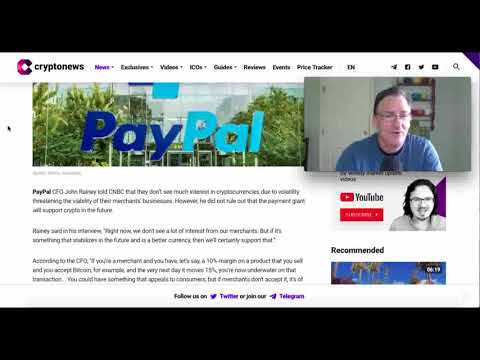PayPal To Support Cryptocurrency