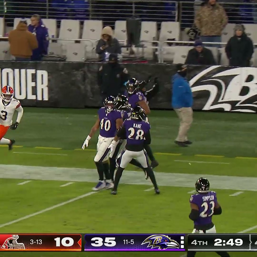 Jerry Jeudy catches for a 29-yard Gain vs. Baltimore Ravens