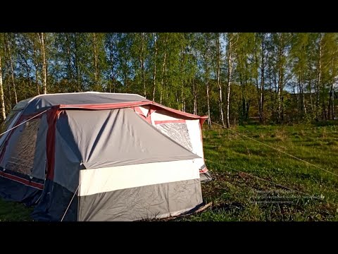 Как самому установить палатку/Обзор палатки для кемпера/Подробная сборка палатки/BEST CAMPING TENTS