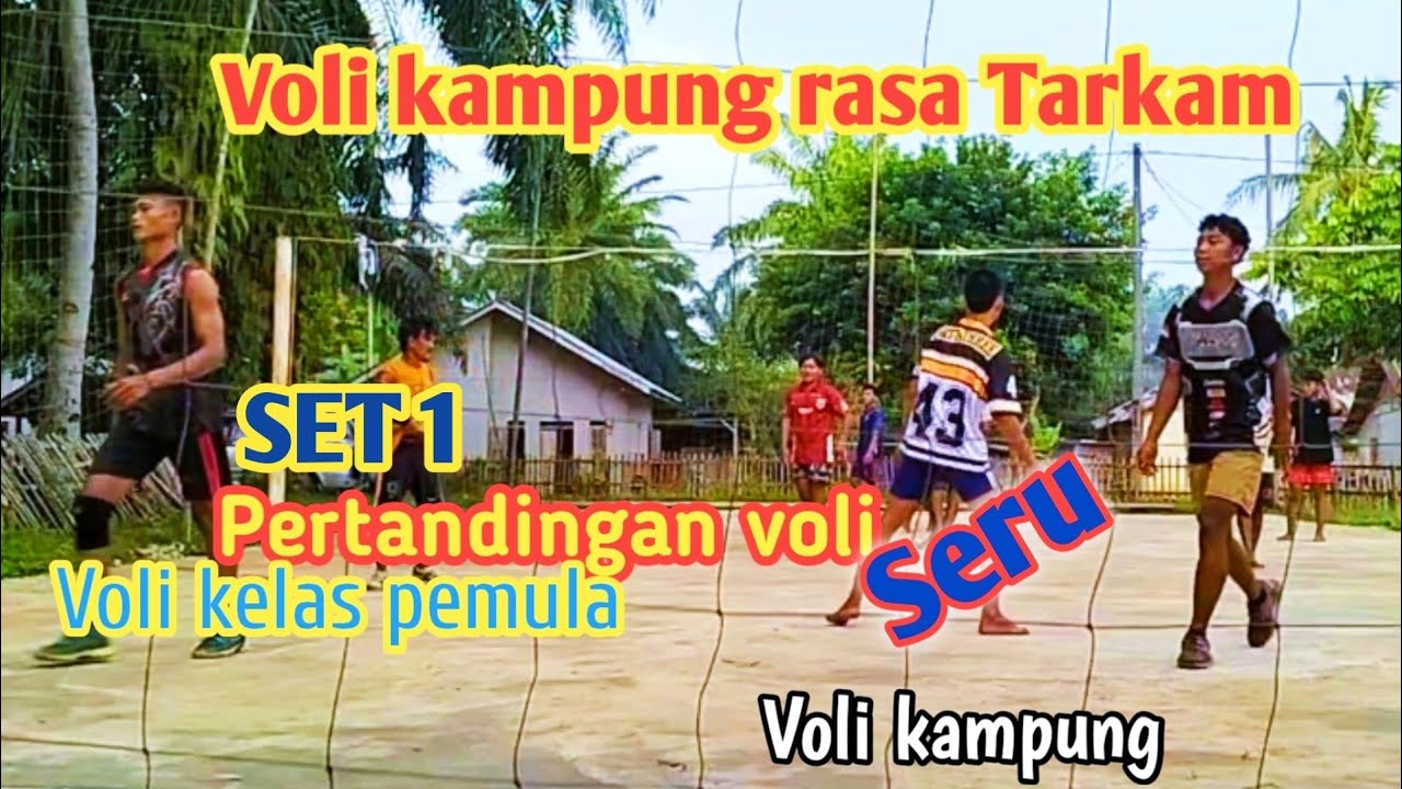 VOLI KAMPUNG RASA TARKAM || PERTANDINGAN SERU KELAS PEMULA || ADMS volleyball 