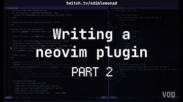 Building a neovim plugin for graphql completions - Part 2 [Twitch VOD]