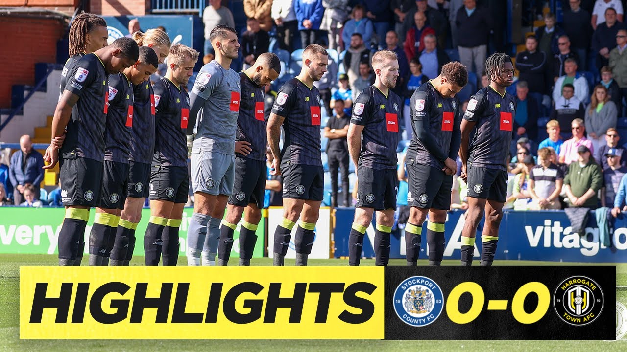 Stockport County 00 Harrogate Town Highlights YouTube