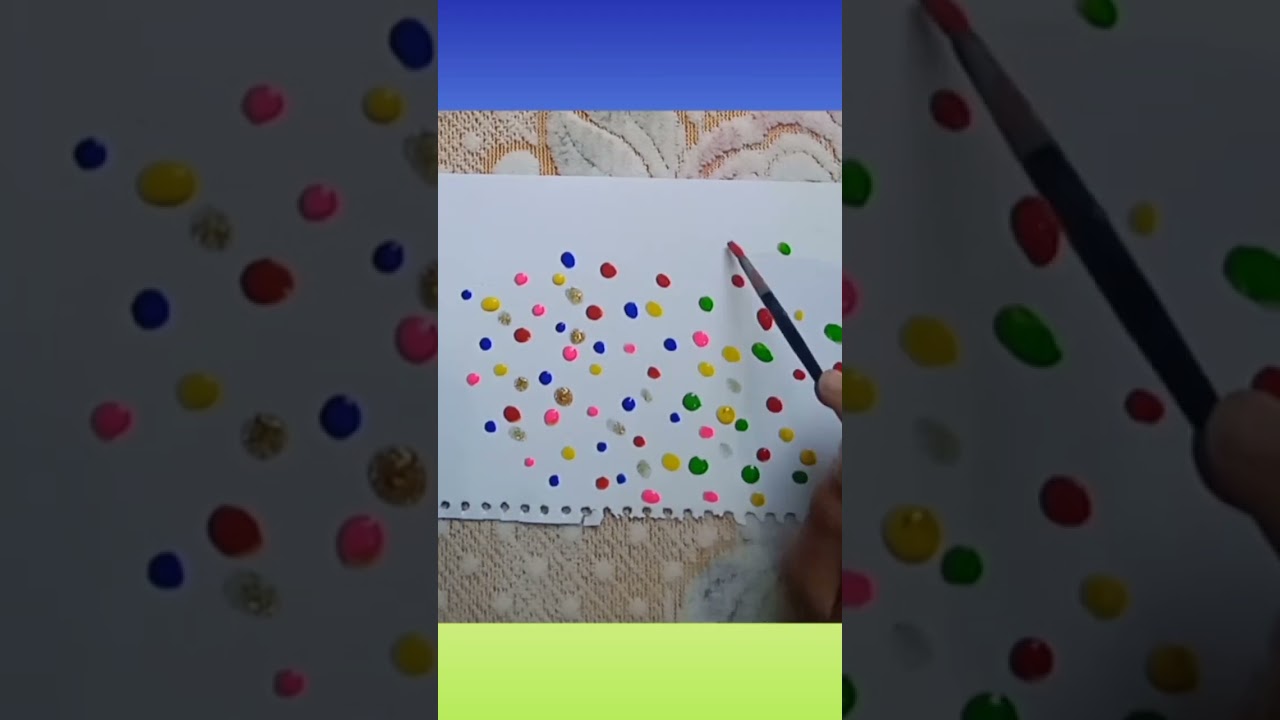 air blow painting 🎨 