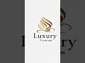 Modern Luxury Logo Design in 3D #logodesign #designerinspiration #branding #foryou #shorts