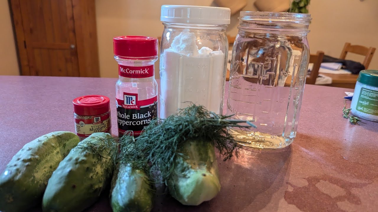 Canning Pickles One Quart at a time 🥒🥒