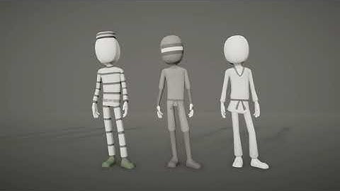 Assetstore Unity Hyper Casual Characters with Skins