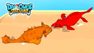 Dino Chaos: Crazy Race #8 - Pick Up Bones to Hatch Eggs Level 71-80