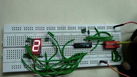 PLD 16V8 7SEG CC Display GAL